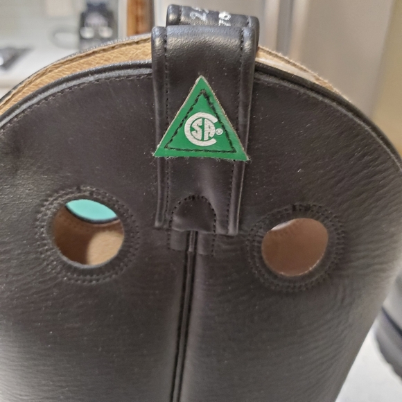 Canada West Boots Size 6.5 3 E BLACK Handcrafted Cowboy & Western Boots Saftey - Picture 5 of 6